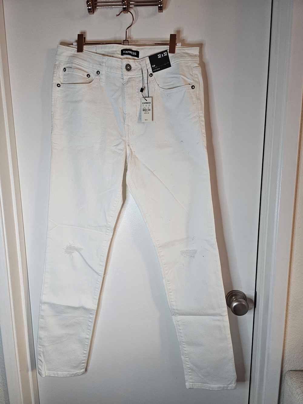 Express White Slim Fit Men’s Jeans